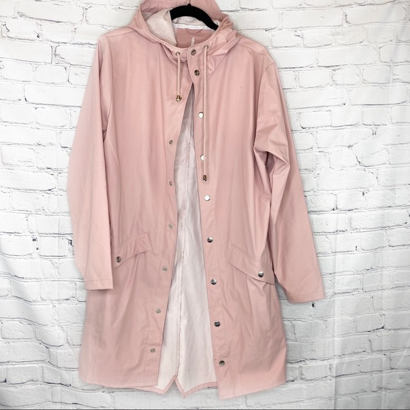 baby pink rain jacket